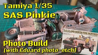 Athlete Statistics Tamiya 1/35 SAS Land Rover Pink Panther (Pinkie) 35076 Review and Build, with Eduard photo-etch