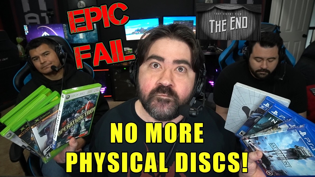 SONY SAYS NO MORE PHYSICAL DISCS! THE END of AN ERA! – Angry Rant! SONY SAYS NO MORE PHYSICAL DISCS! THE END of AN ERA! – Angry Rant!