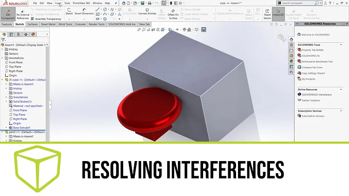 SOLIDWORKS 3D CAD —Resolving Interferences - DayDayNews