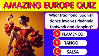 General Knowledge Quiz: Amazing Europe facts🔥| 20 questions 🌍