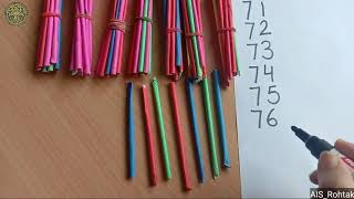 Cognitive Development | Numbers 71-80 Tens and ones explanation