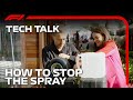 How to stop an f1 car spraying in the rain  tech talk  cryptocom