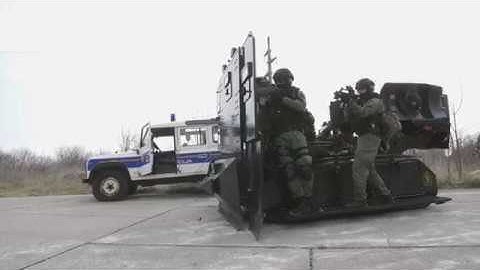 MV- 3 Testudo - DOK ING Counter Terrorism Robotic Vehicle