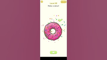 Delete Puzzle Level 110 | Delete Puzzle Make a donut Solution