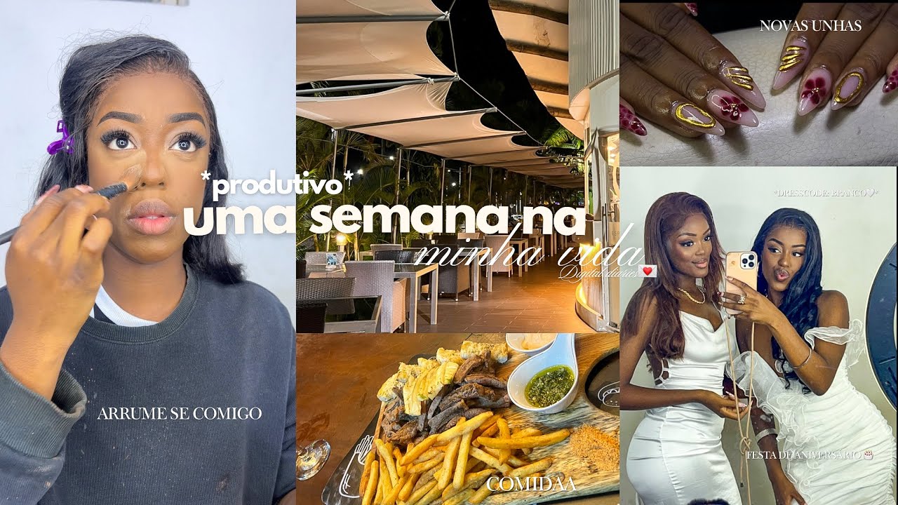 VLOG: uma semana na minha vida|Trabalho, Tratando do Cabelo, Festa de Aniversário, Compras..