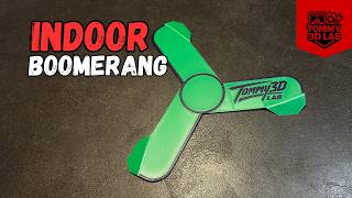 Download Lagu Indoor Boomerang | 3D Printed \u0026 Living Room Tested MP3