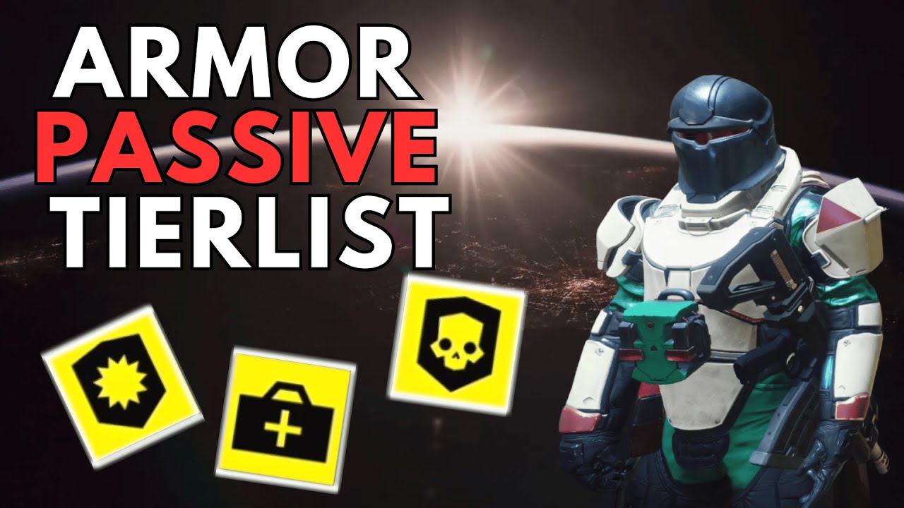 THE BEST ARMOR PASSIVES 2025 + WHICH TIER OF ARMOUR IS BEST FOR YOU ...