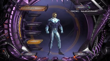 DC Universe Online Character creation