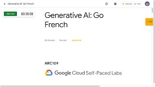 Generative AI Go French ARC109