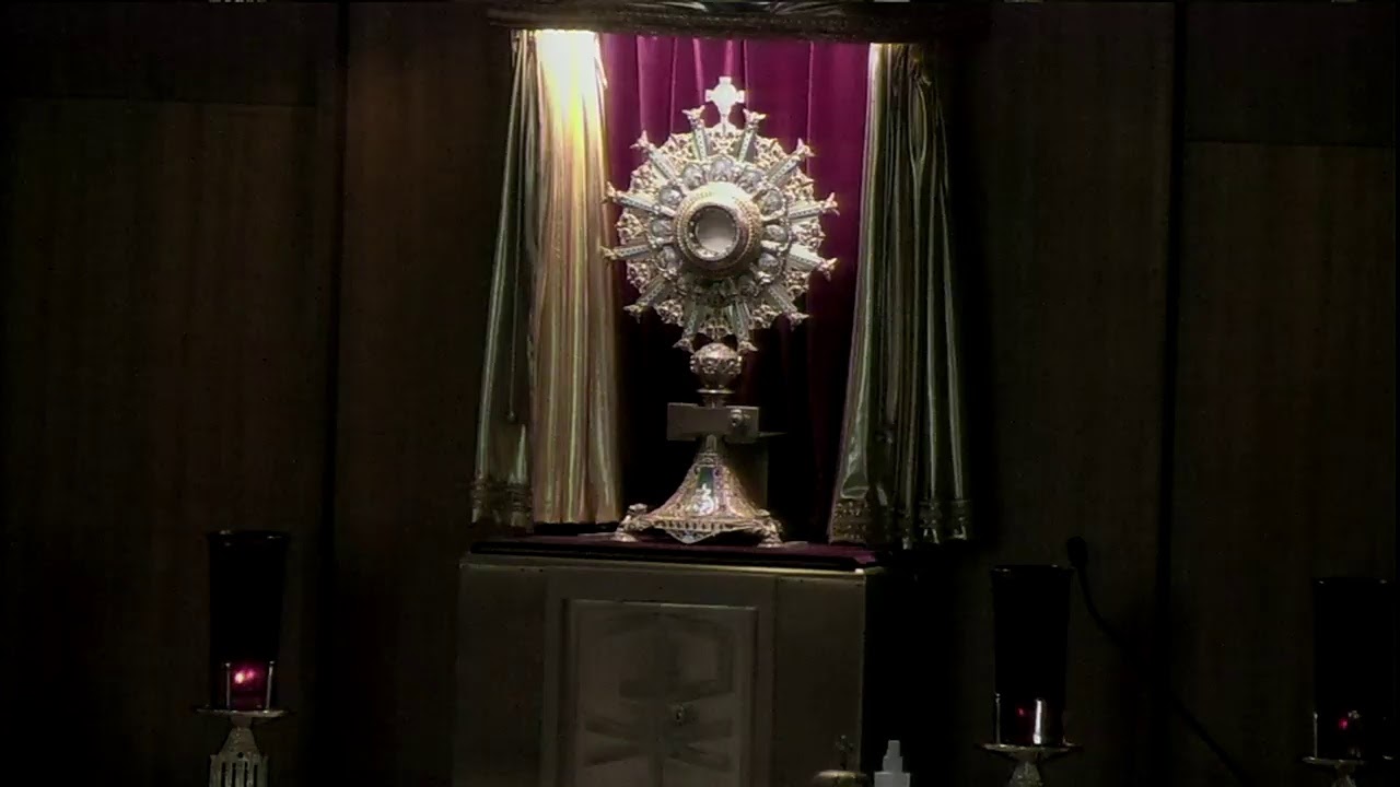 Exposition of the Blessed Sacrament - YouTube