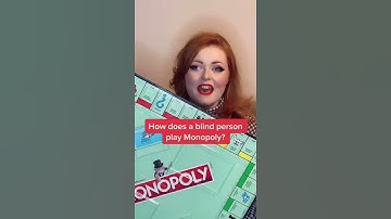 Thumbnail of How Does A Blind Person Play Monopoly? #Shorts