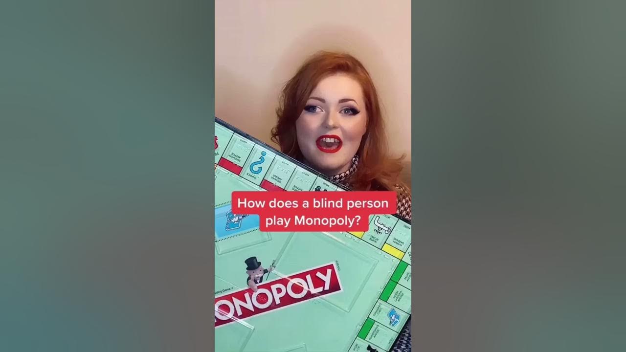 How Does A Blind Person Play Monopoly? #Shorts
