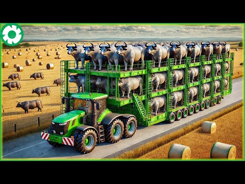 Transporting Millions of Buffalo This Way - The Biggest Heavy Machinery | Agriculture Technology