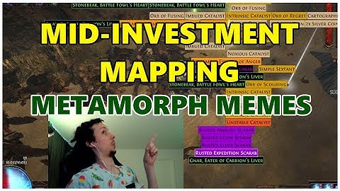 [PoE] Mid-investment mapping - Metamorph juicing - Stream Highlights #572
