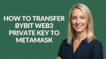 HOW TO TRANSFER BYBIT WEB3 PRIVATE KEY TO METAMASK - Julia
