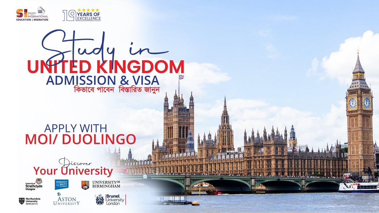 Study in UK | Get Scholarship | MOI Accepted | Study Abroad - YouTube