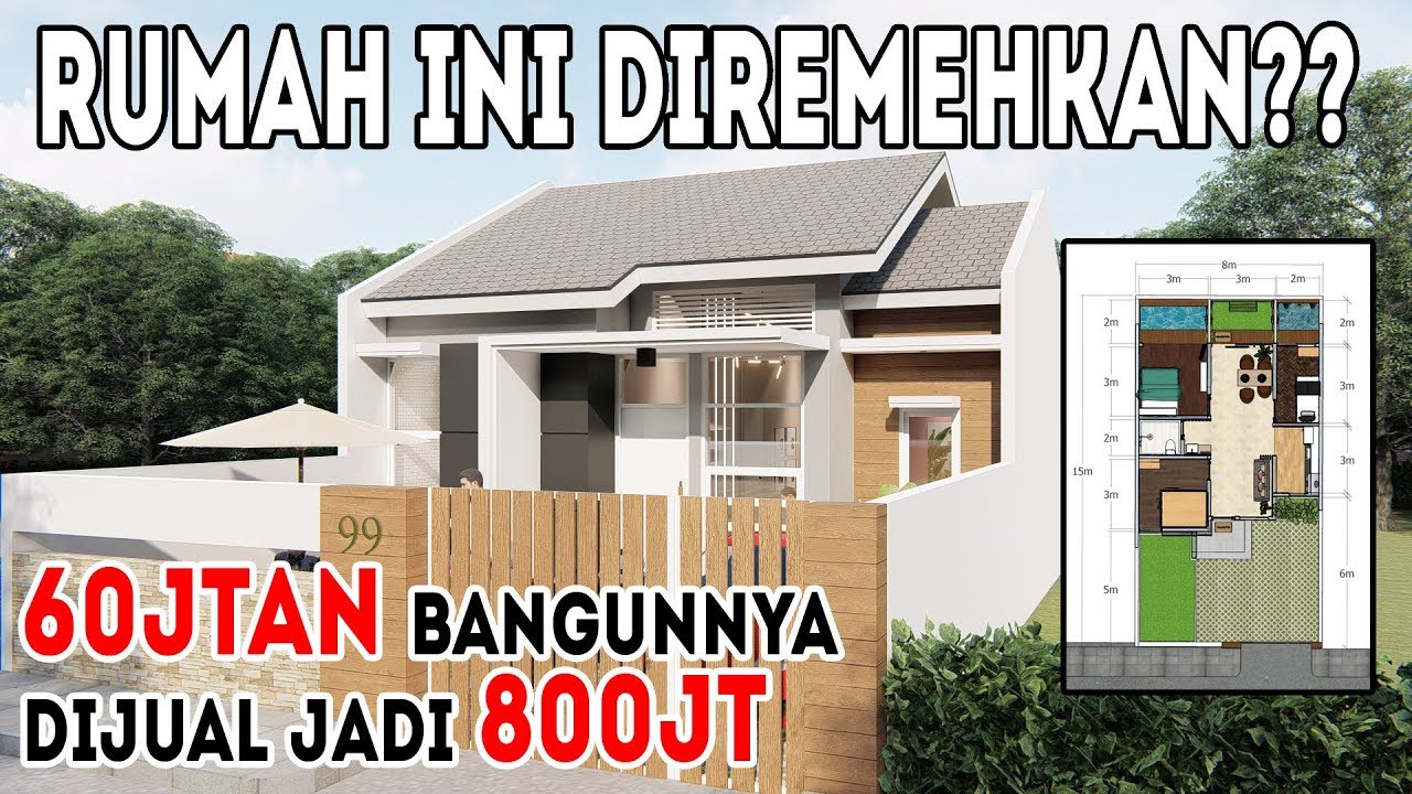 Bangun Rumah 60jtan Dari Desain Rumah Ini Dijual Tahun Depan Jadi