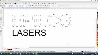 Corel Draw Tips & Tricks Set your lines to a Dash for Dotted Line part 2 FONT