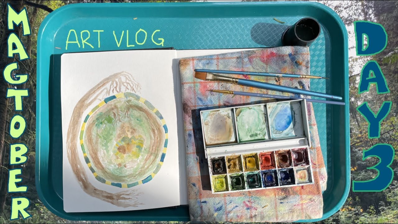 Making Time to Make Art (magtober in the woods)