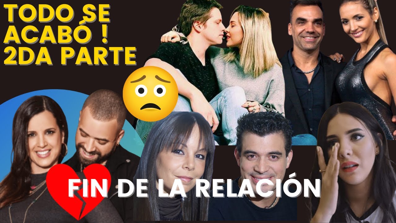 Artistas Venezolanos que TERMINARON su relación sentimental y quizás no lo sabias / 2DA PARTE