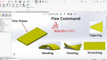 SolidWorks Flex Command for Beginners: Transform Plates with Bend, Twist & Stretch!