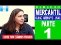 Curso Intensivo de Derecho Mercantil - PARTE 1 - Preguntas de Examen Privado de Derecho - USAC