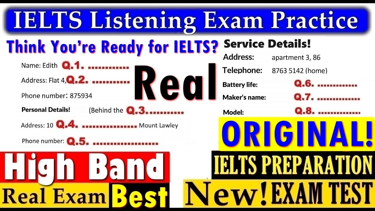 IELTS LISTENING PRACTICE TEST 2025 WITH ANSWERS | 01.07.2025
