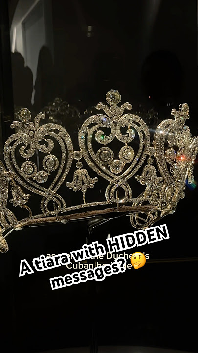 A tiara with hidden messages? 🤔 || #tiara #thegildedage #historicalfacts