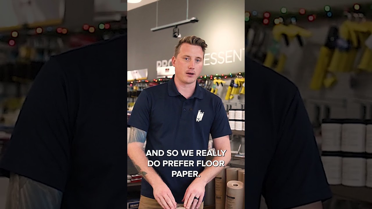 Floor Paper for Painting: Best Hardwood Floor Protection, watch the video