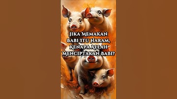 Makan Babi Haram Tetapi Kenapa Allah Ciptakan ? #alasan hukumagama#alasankesehatan
