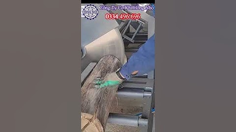 ✅Chạy Thử Kiểm Định Chất Lượng Máy Cắt Khúc Tự Động Lưỡi Hợp Kim/ Cơ Khí Hồng Nho