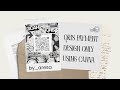 No PC Needed! Designing a B&amp;W QR Deco Payment from Your Smartphone with Canva