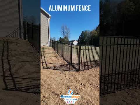 Aluminum Fence Installation | Gettysburg, PA Fence Company | DREAMscape Outdoors Fencing #fence #diy