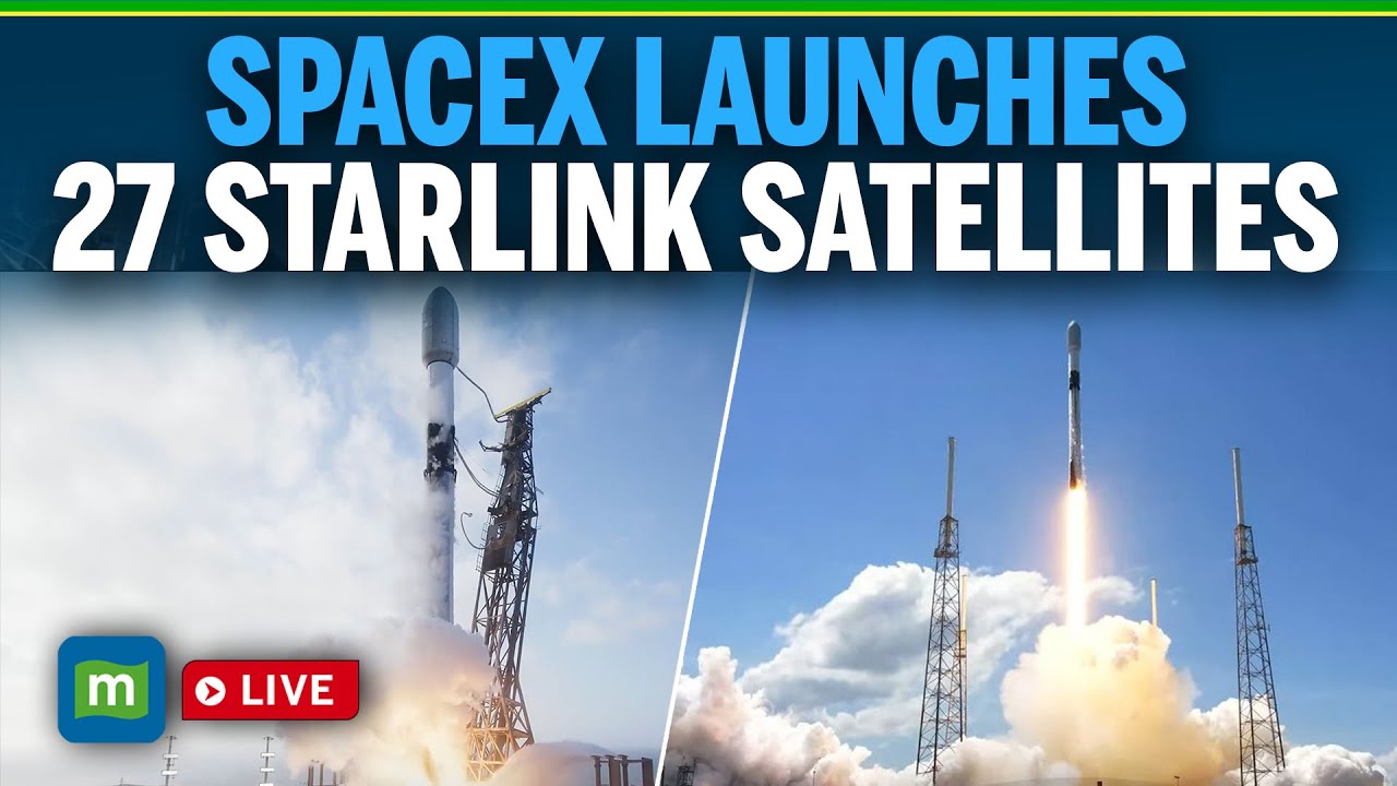 SpaceX launch LIVE: Falcon 9 rocket launches 27 Starlink satellites ...