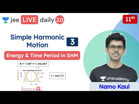 JEE: Simple Harmonic Motion L3 | Energy | Time Period |  Unacademy JEE | JEE Physics | Namo Kaul