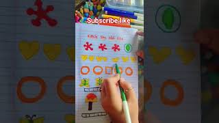 Circle the odd one and count and tick the correct answer #easy #education #learning #viralvideo