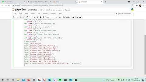 PROGRAM MENGHITUNG LUAS DAN KELILING BANGUN DATAR MENGGUNAKAN BAHASA PEMROGRAMAN PYTHON