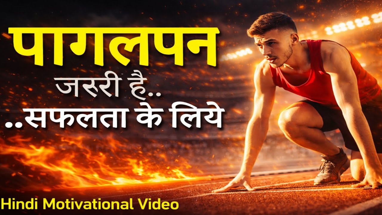 सफलता के लिए पागलपन जरूरी है... यह वीडियो तुम्हारी सोच बदल देगा! | Success Motivation