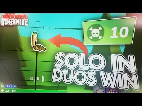 10 Kill Duo Win By Myself In Island Royale Roblox Fortnite - 6 kill victory roblox island royale fortnite youtube