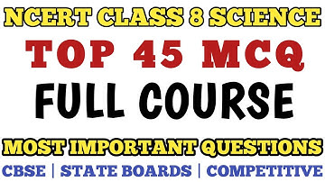 Best MCQ Class 8 Science Full Syllabus || Class 8 Science MCQ  @MCQ NCERT  #mcqclass8 #cbse #ncert