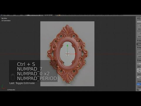 how-to-modeling-vintage-gold-victorian-mirror-part-3