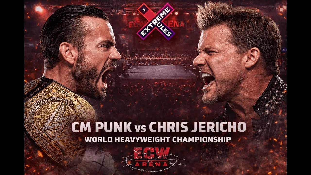 CM Punk vs Chris Jericho – Extreme Rules Match | Full Match | WrestleVerse