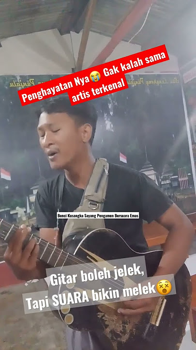 MUSISI jalanan bersuara emas!! Penghayatan yg sampai ke hati sedih banget bawain nya 😭