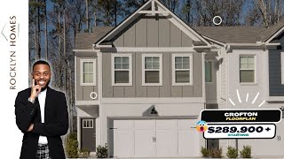Living in Conyers, GA | Crofton Floorplan | New Rocklyn Homes Townhome at Old Salem Crossing