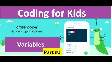 Grasshopper Video #4 | Variables Part #1 | What and How | #kidscoding #grasshopper #coding