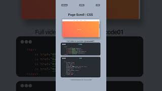 Master Page Scroll Effects with HTML, CSS 🚀 Smooth Animations MZCode01 #csstips #cssshorts