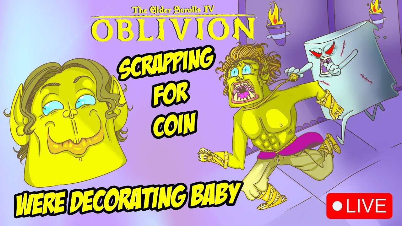 PART 19- Scrapping for coin to decorate my house in Oblivion remastered