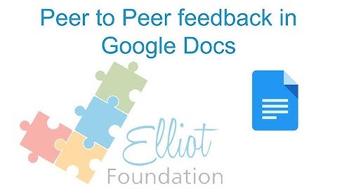 Peer to Peer feedback in Google Docs