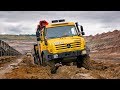 UNIMOG U 4000 and U 5000 - highly off-road-capable carrier and transport vehicle