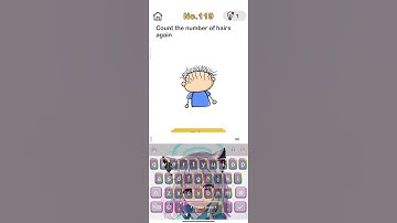 brain out 119 count the number of hairs again